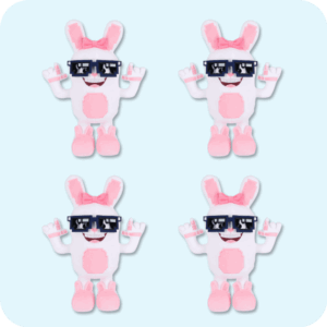 Boppin Bunny Plush 4PCS